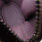 LOEWE Coin case leather purple Cow motif Women Used Authentic