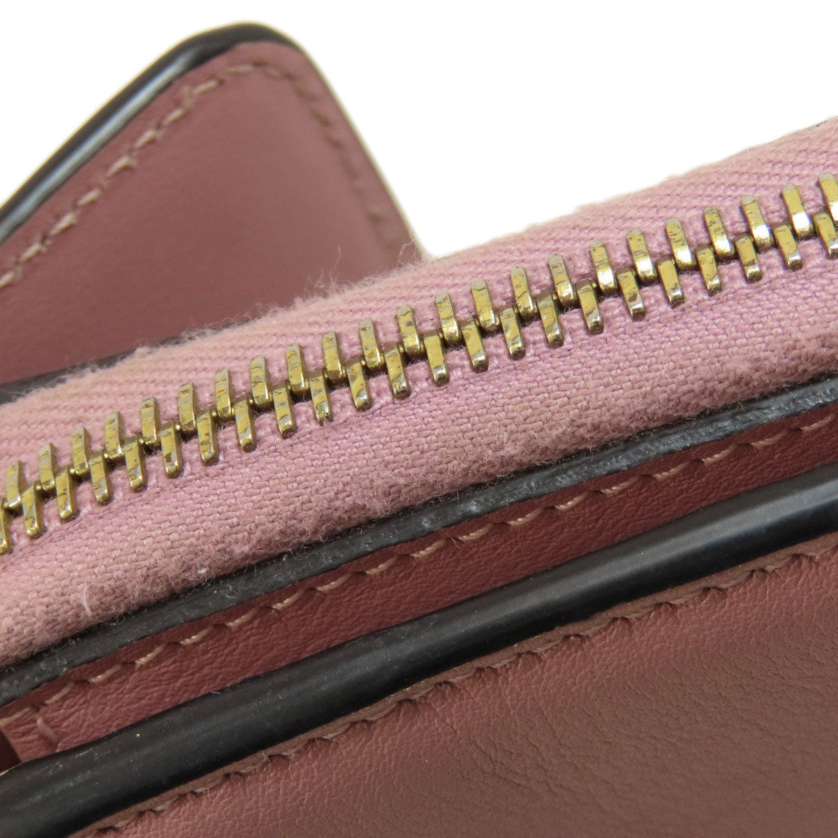 Valentino Bifold Wallet leather pink Studs