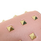Valentino Bifold Wallet leather pink Studs