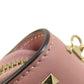 Valentino Bifold Wallet leather pink Studs