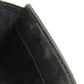 CHANEL Bifold Wallet Calfskin black Chocolate Bar Gold Metal Women Used Authentic