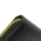 PRADA Coin case leather black Saffiano logoMetal Women(Unisex) Used Authentic