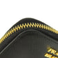 PRADA Coin case leather black Saffiano logoMetal Women(Unisex) Used Authentic