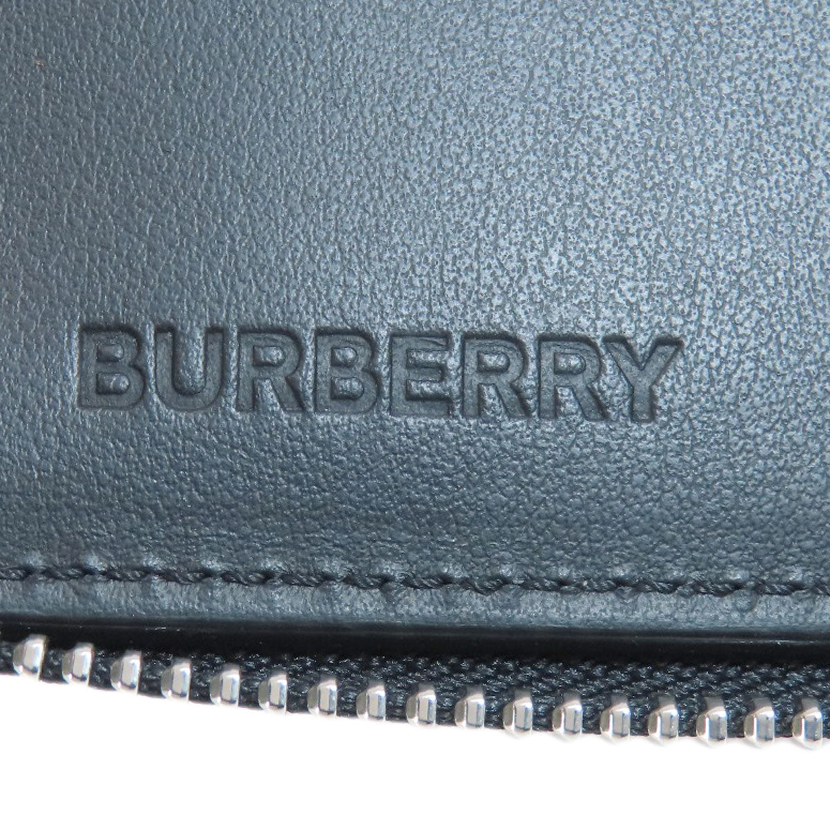 BURBERRY Long Wallet Purse PVC multicolor Camouflage Pattern Women Used Authentic