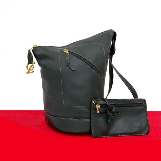 LOEWE Backpack leather black Anton