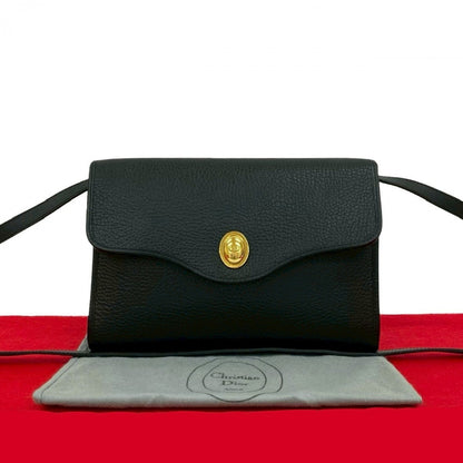 Dior Shoulder Bag leather black
