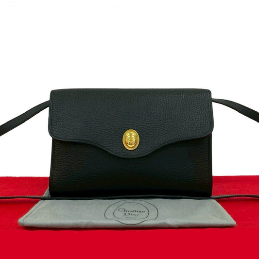 Dior Shoulder Bag leather black