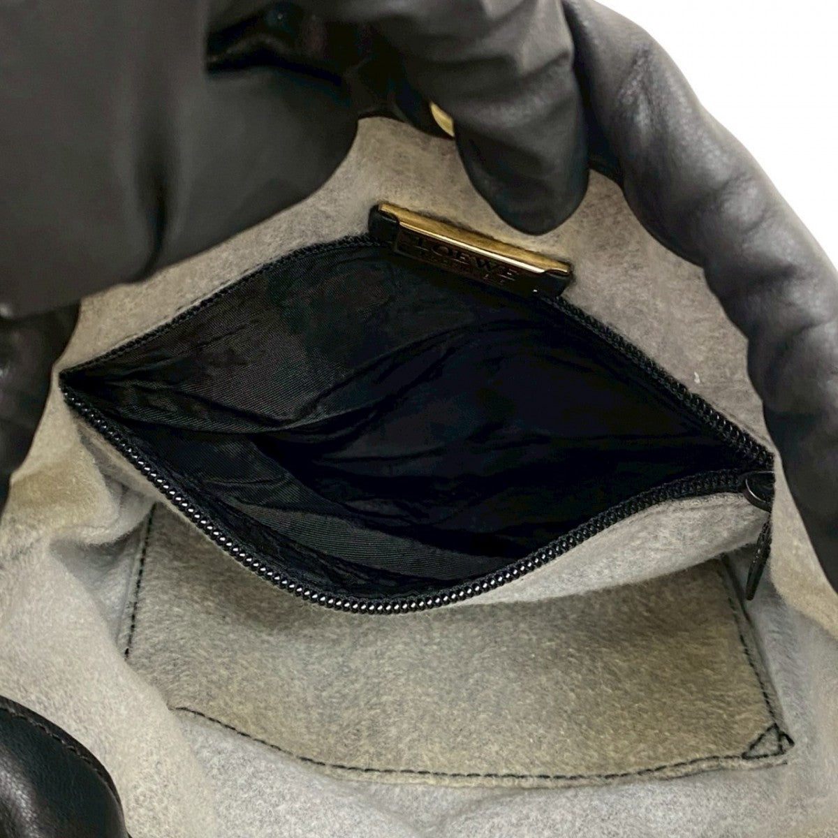 LOEWE Shoulder Bag leather black