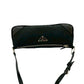 PRADA Shoulder Bag Leather, Nylon black Triangular logo Women Used Authentic