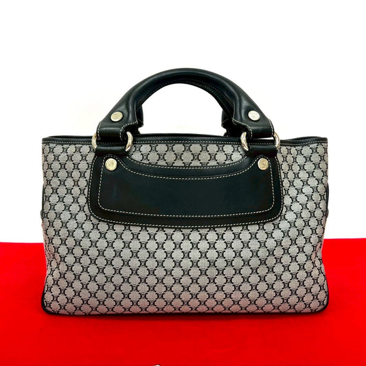 CELINE Handbag canvas black Boogie bag