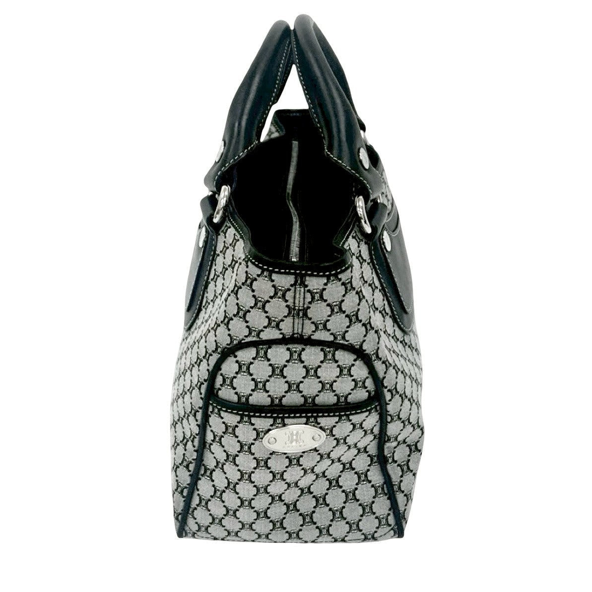 CELINE Handbag canvas black Boogie bag
