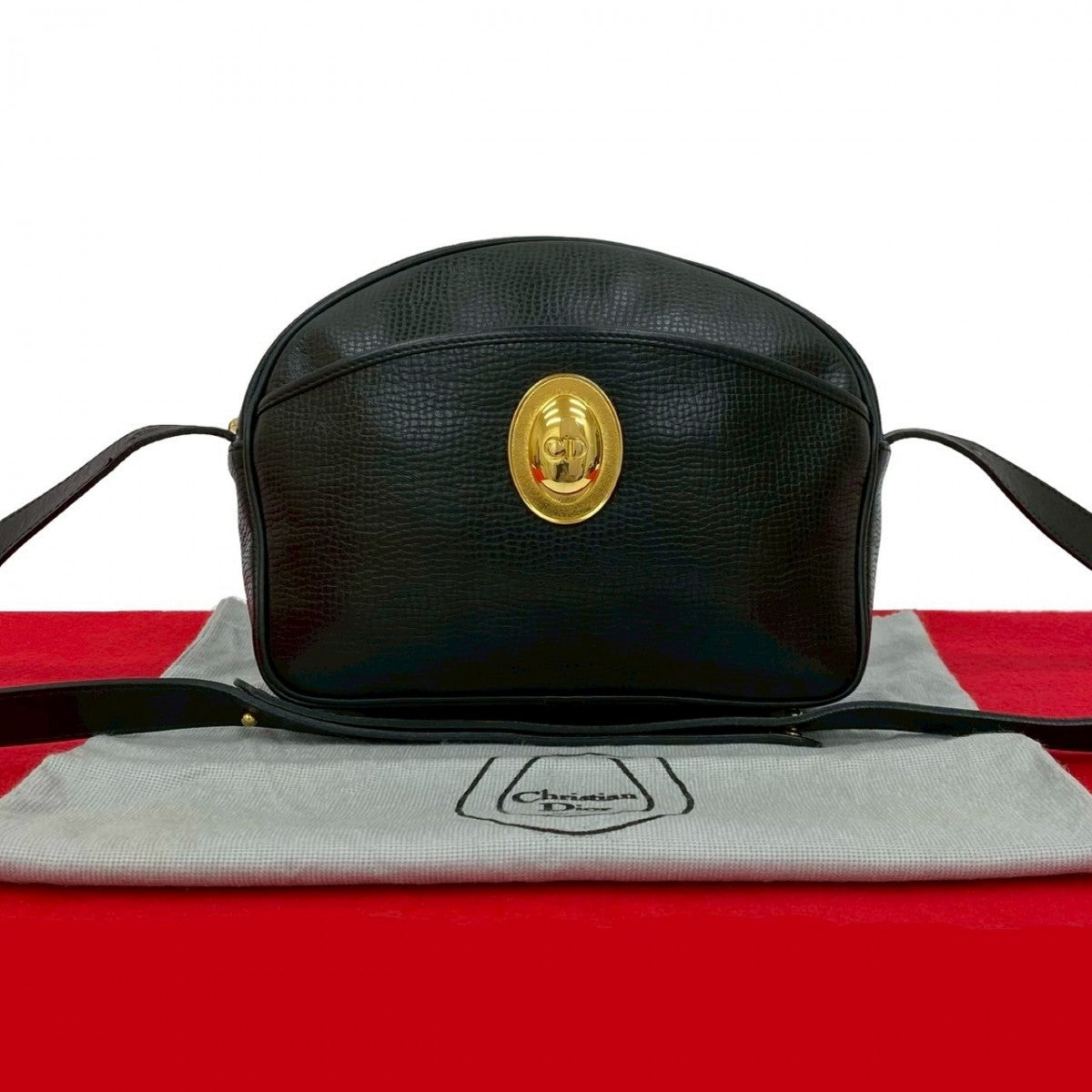Dior Shoulder Bag leather black