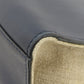 CELINE Tote Bag Leather, Canvas Navy Trapeze Women Used Authentic