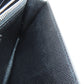 PRADA Long Wallet Purse 1MH132 leather black Saffiano pin badge Women Used Authentic