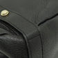 GUCCI Tote Bag 130736 leather black logo Women Used Authentic