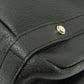 GUCCI Tote Bag 130736 leather black logo Women Used Authentic