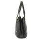 GUCCI Tote Bag 130736 leather black logo Women Used Authentic