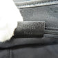 GUCCI Tote Bag 130736 leather black logo Women Used Authentic