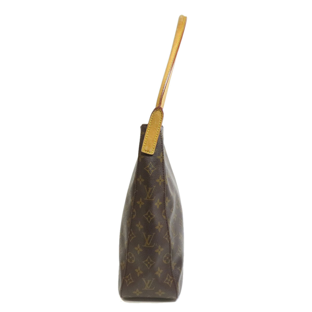 LOUIS VUITTON Tote Bag M51145 Monogram canvas Brown LoopingGM Women Used Authentic