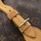 LOUIS VUITTON Backpack M51135 Monogram canvas Brown MontsourisGM Women Used Authentic