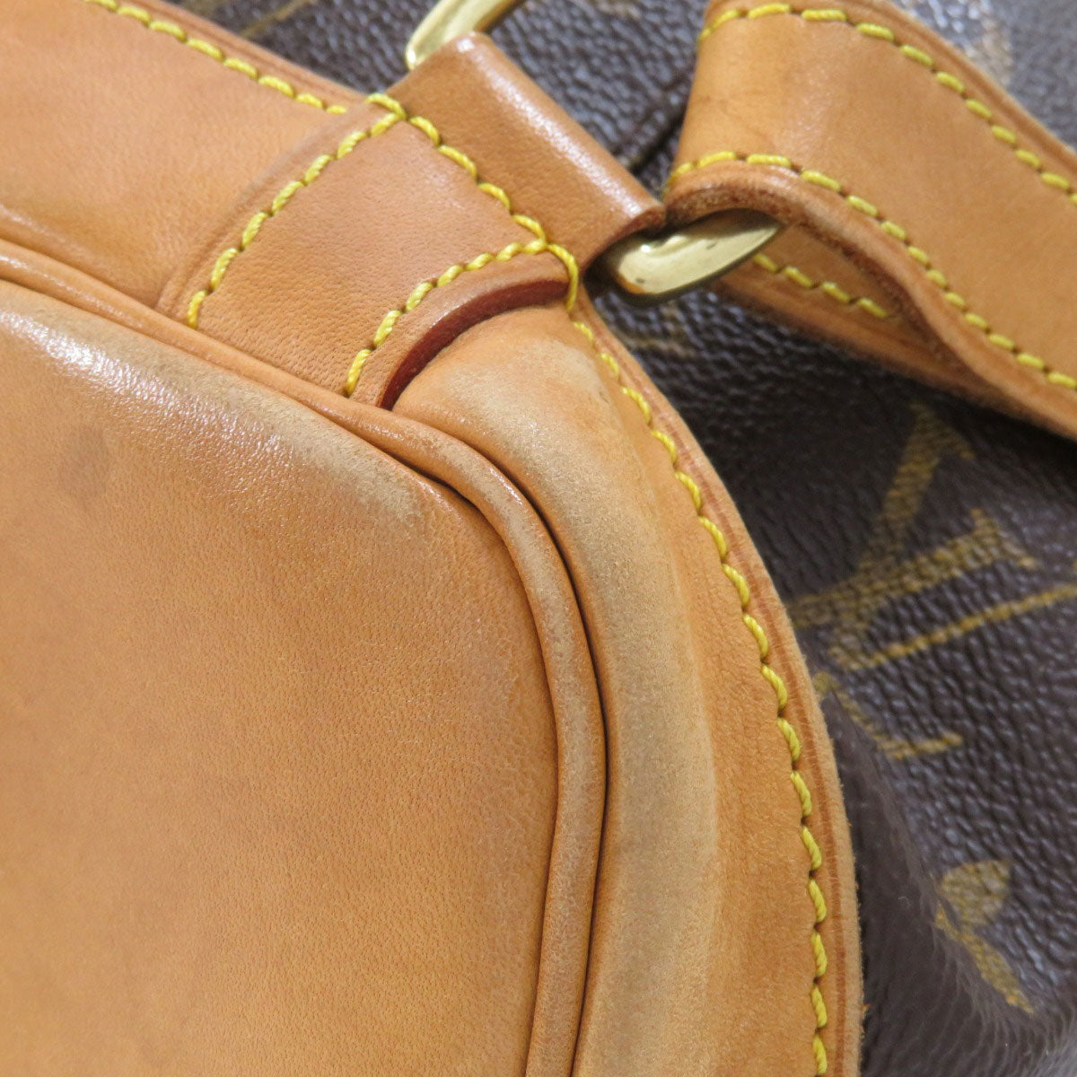 LOUIS VUITTON Backpack M51135 Monogram canvas Brown MontsourisGM Women Used Authentic