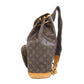 LOUIS VUITTON Backpack M51135 Monogram canvas Brown MontsourisGM Women Used Authentic