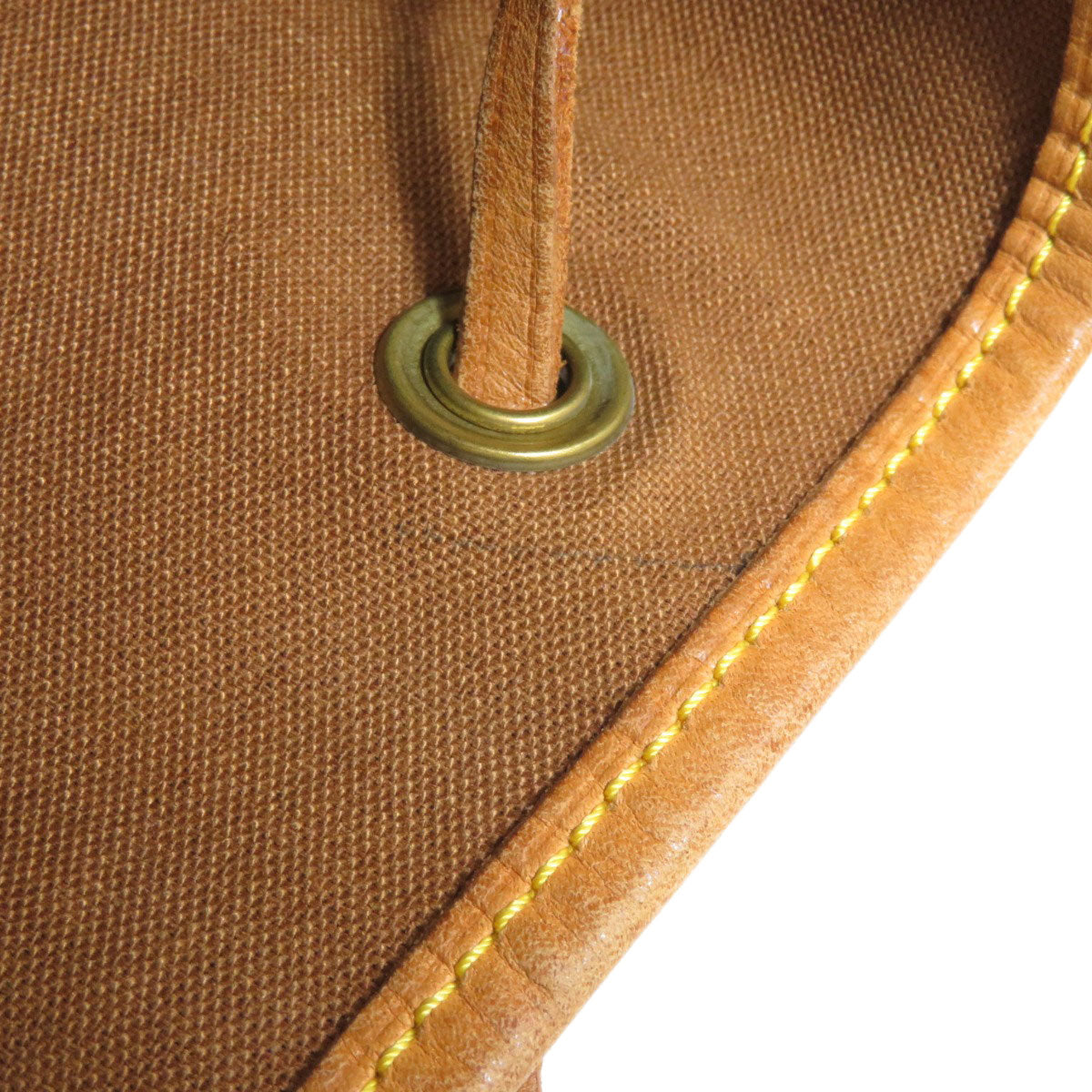 LOUIS VUITTON Backpack M51135 Monogram canvas Brown MontsourisGM Women Used Authentic