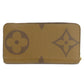 LOUIS VUITTON Long Wallet Purse M69353 Monogram reverse Brown Zippy wallet Women Used Authentic