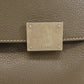 CELINE Tote Bag leather Brown Trapeze 2WAY Women Used Authentic