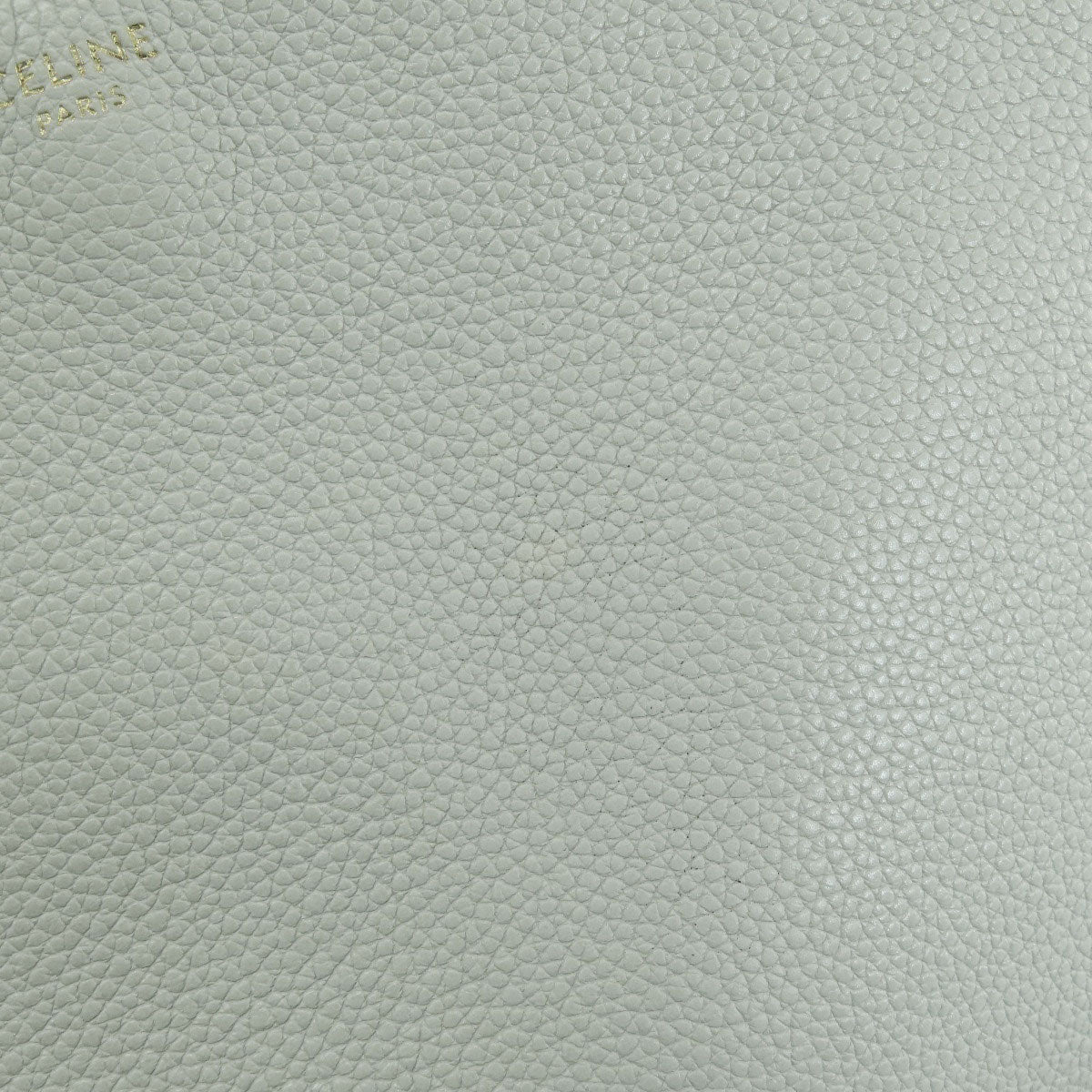 CELINE Handbag leather gray Small Fold Hippo 2WAY Women Used Authentic