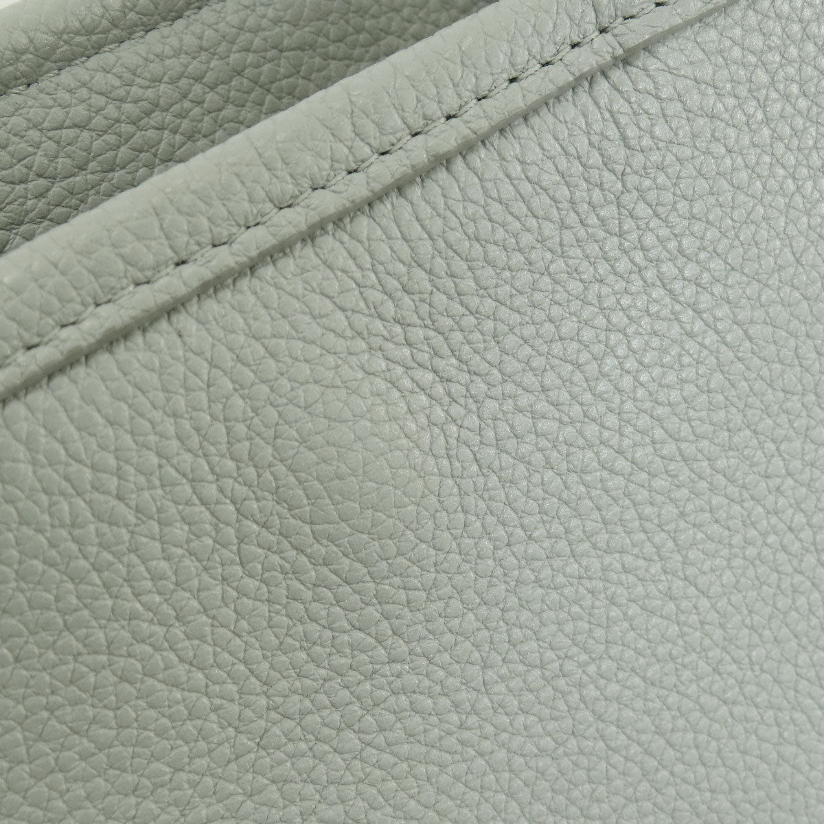 CELINE Handbag leather gray Small Fold Hippo 2WAY Women Used Authentic