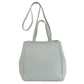 CELINE Handbag leather gray Small Fold Hippo 2WAY Women Used Authentic