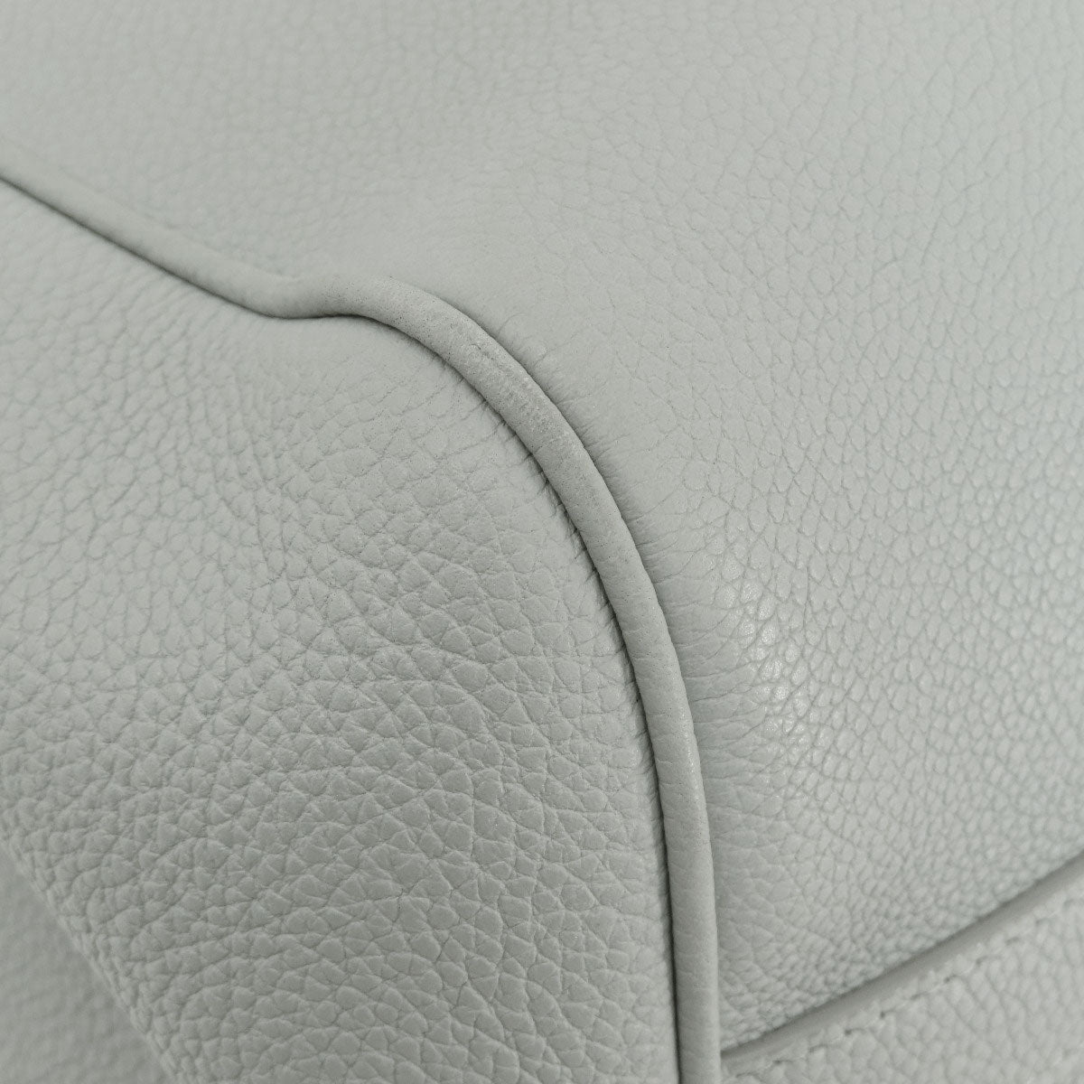 CELINE Handbag leather gray Small Fold Hippo 2WAY Women Used Authentic