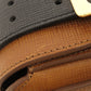 BURBERRY Shoulder Bag leather Brown 3WAY Belt Motif Women Used Authentic