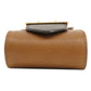 BURBERRY Shoulder Bag leather Brown 3WAY Belt Motif Women Used Authentic