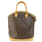 LOUIS VUITTON Tote Bag M40102 Monogram canvas Brown Lockit Monogram Women Used Authentic