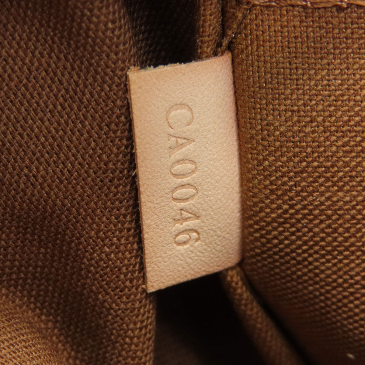 LOUIS VUITTON Tote Bag M40102 Monogram canvas Brown Lockit Monogram Women Used Authentic