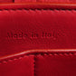 CELINE Shoulder Bag Calfskin Red Trillodo