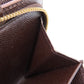 LOUIS VUITTON Bifold Wallet M61668 Damier canvas Brown Compact Zip Damier Ebene Women Used Authentic