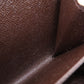 LOUIS VUITTON Bifold Wallet M61668 Damier canvas Brown Compact Zip Damier Ebene Women Used Authentic