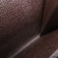 LOUIS VUITTON Bifold Wallet M61668 Damier canvas Brown Compact Zip Damier Ebene Women Used Authentic