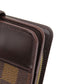 LOUIS VUITTON Bifold Wallet M61668 Damier canvas Brown Compact Zip Damier Ebene Women Used Authentic