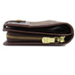 LOUIS VUITTON Bifold Wallet M61668 Damier canvas Brown Compact Zip Damier Ebene Women Used Authentic