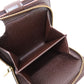 LOUIS VUITTON Bifold Wallet M61668 Damier canvas Brown Compact Zip Damier Ebene Women Used Authentic