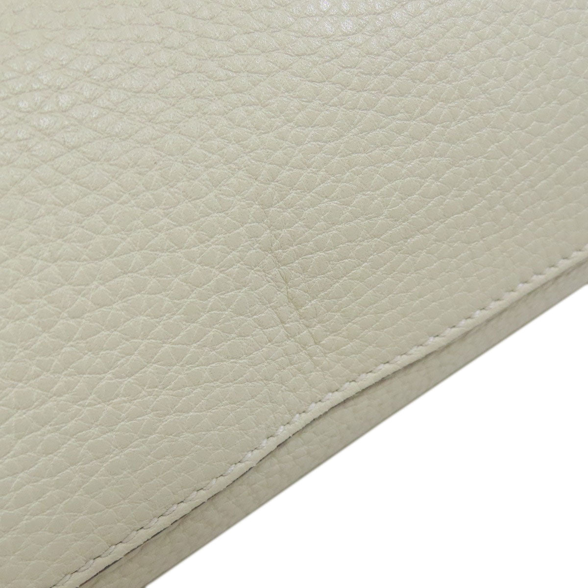GUCCI Handbag 392013 leather white 2WAY Women Used Authentic