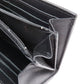 CHANEL Long Wallet Purse Grained Calfskin Skin black COCO Mark SilverMetal