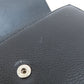 CHANEL Long Wallet Purse Grained Calfskin Skin black COCO Mark SilverMetal