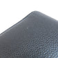 CHANEL Long Wallet Purse Grained Calfskin Skin black COCO Mark SilverMetal