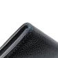 CHANEL Long Wallet Purse Grained Calfskin Skin black COCO Mark SilverMetal