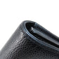 CHANEL Long Wallet Purse Grained Calfskin Skin black COCO Mark SilverMetal